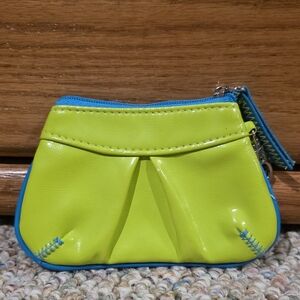 Bath & Body Works Lime Green And Blue Pouch